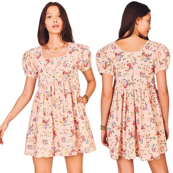 LoveShackFancy Raleigh Babydoll Dress in Corduroy Size 6 - Picture 2 of 8